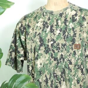 Big Smith Men's Green and Multi Tshirt